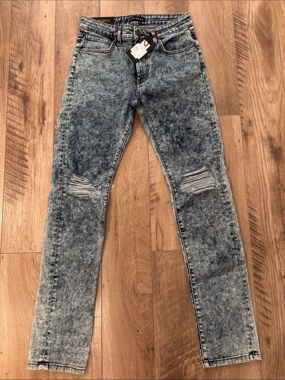 Men's Brando slim Acid-Wash Jeans